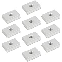 Yangfei 10Pcs Tuerca de Ranura Tuercas en T M8 Ranura en T- Tuerca Deslizante- Tuercas Correderas en T M8 T-Pista para…